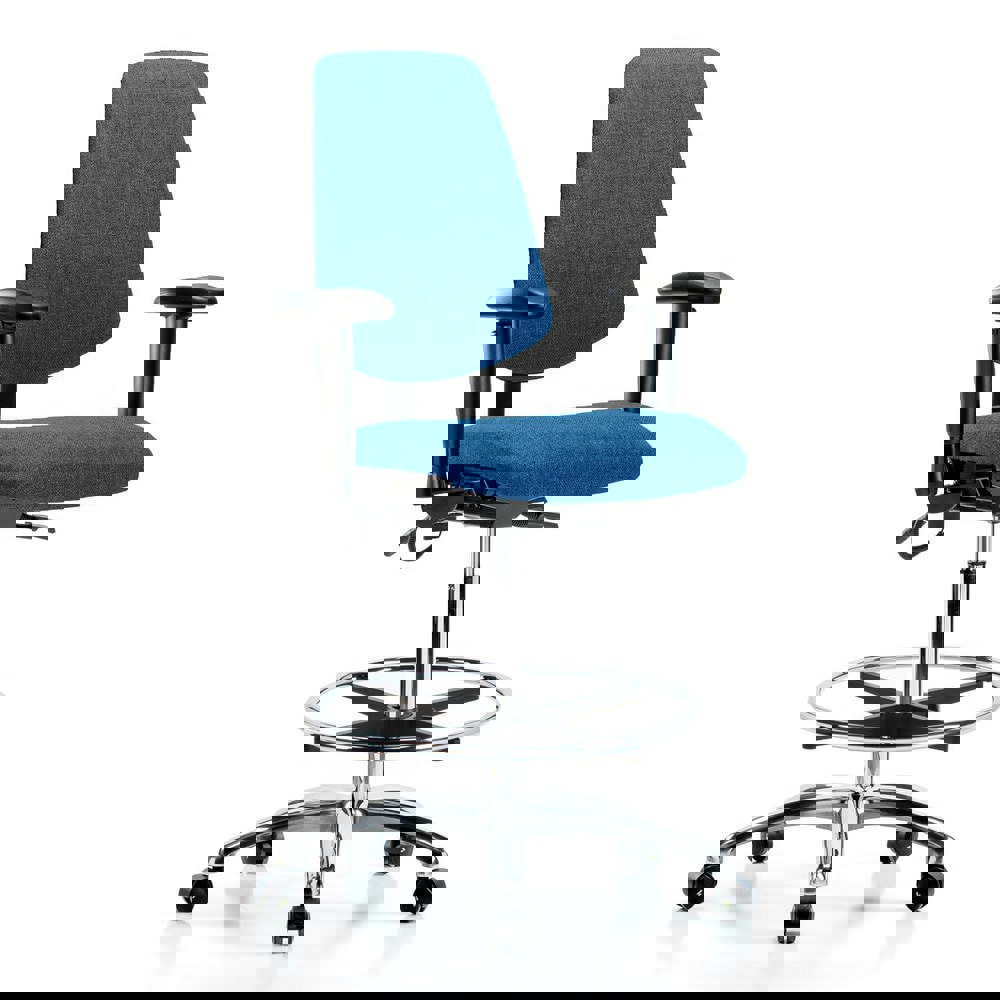 Task Chair: Conductive Cloth, Blue